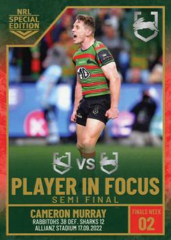 2022 NRL Player In Focus #IFF06 Cameron Murray Front